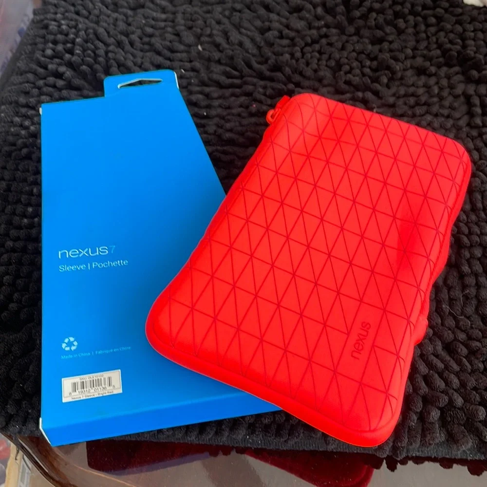 Bright orange nexus 7 sleeve pochette brand new